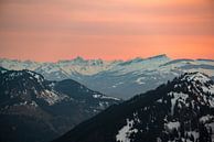 Sunset over the Allgäu Alps by Leo Schindzielorz thumbnail