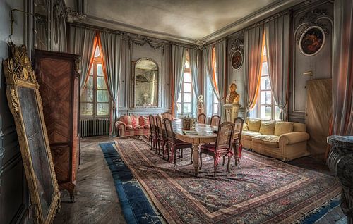 Eetkamer in Kasteel van Kelly van den Brande