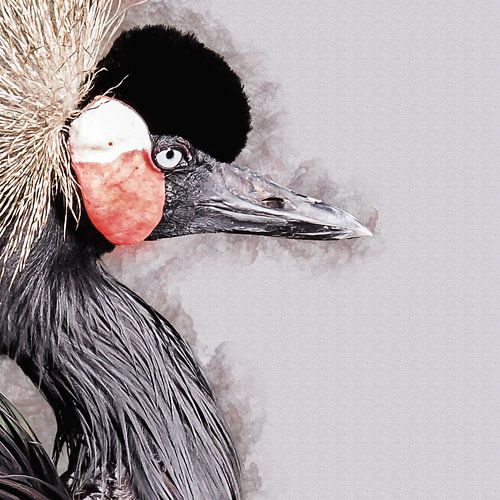 Portrait of a crane (artwork)