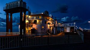 MS Friesland in de nacht