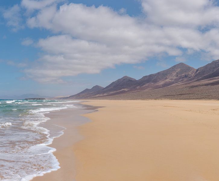 Playa de Cofete, Parque Natural de Jandia, Cofete, Fuerteventura, Canary Islands, Spanje van Rene van der Meer