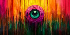 Auge der Farbe