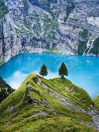 Lac d'Öschinen, Suisse sur Voss photographie
