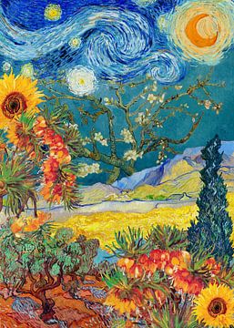 Van Gogh Landscape van Marja van den Hurk