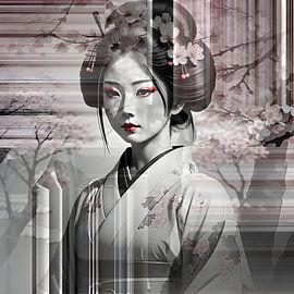 Geisha abstract