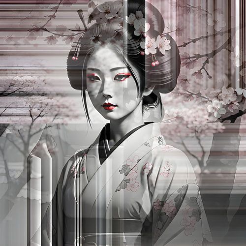 Geisha abstract