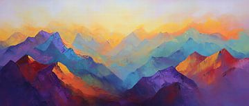 Mountain landscape by Poster Art Shop