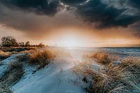 Strand Zonsondergang