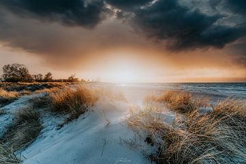 Beach Sunset von Fabian Elsing