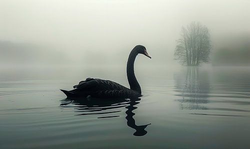 Elegante Zwarte Zwaan