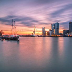 Rotterdam bij ochtendgloren