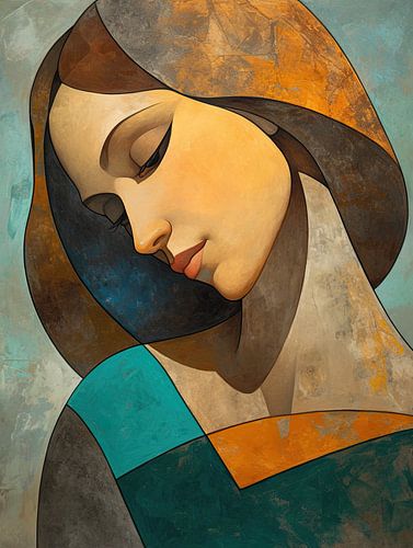 Frau und Farbe | Frau mit Haar