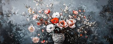 Schilderij bloemen van ARTEO Schilderijen