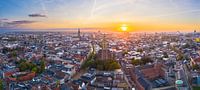 Panorama Zonsopkomst boven Groningen-Stad