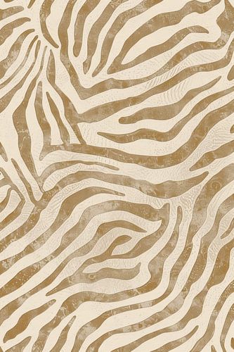 Beige Strepen van de Zebra