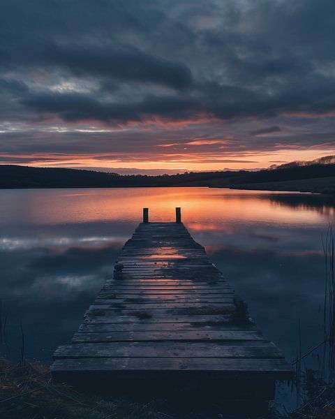 Bij de steiger van fernlichtsicht