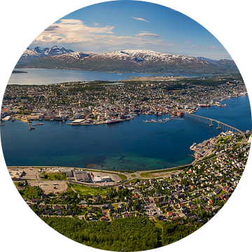 Tromsø Panorama, Noorwegen van Adelheid Smitt