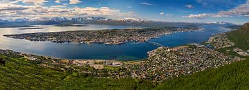 Panorama de Tromsø, Norvège sur Adelheid Smitt