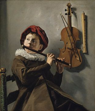 Boy Playing the Flute, Judith Leyster