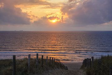 Strand, zee en zon van Dirk van Egmond