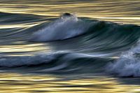 Waves in the evening light