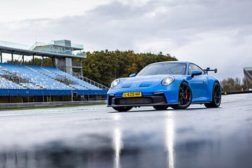 Porsche 911 GT3 sur le circuit d'Assen - Supertest Autovisie 2021