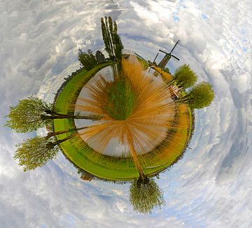 Langereis, Hollands landschap in een cirkel van Cora Unk