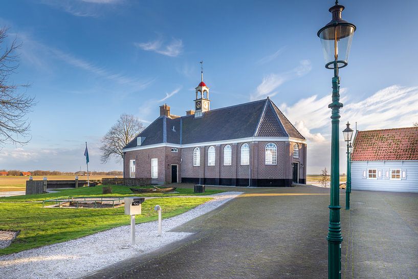 Petite église sur Schokland par Jan van Dasler