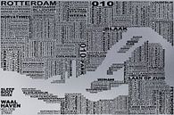 Kaart van Rotterdam (gezien bij vtwonen) van Stef van Campen thumbnail