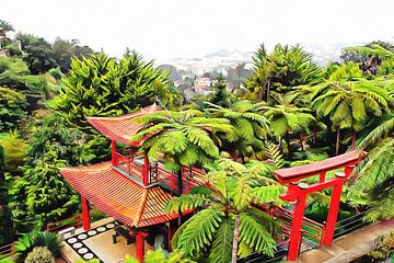 Oriental Gardens Madeira 4 van Dorothy Berry-Lound