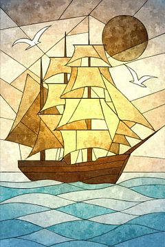 Goldene Segel der Erinnerung von Sabine Wagner