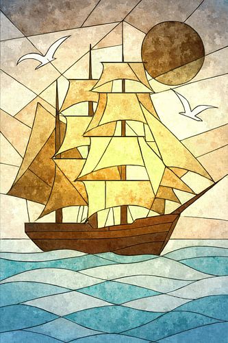 Goldene Segel der Erinnerung von Sabine Wagner