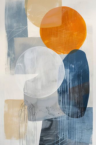 Modern abstract schilderij