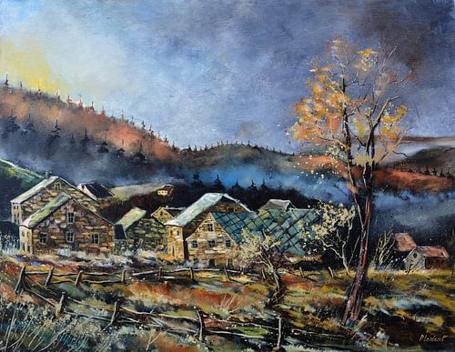 Een dorp op mijn platteland