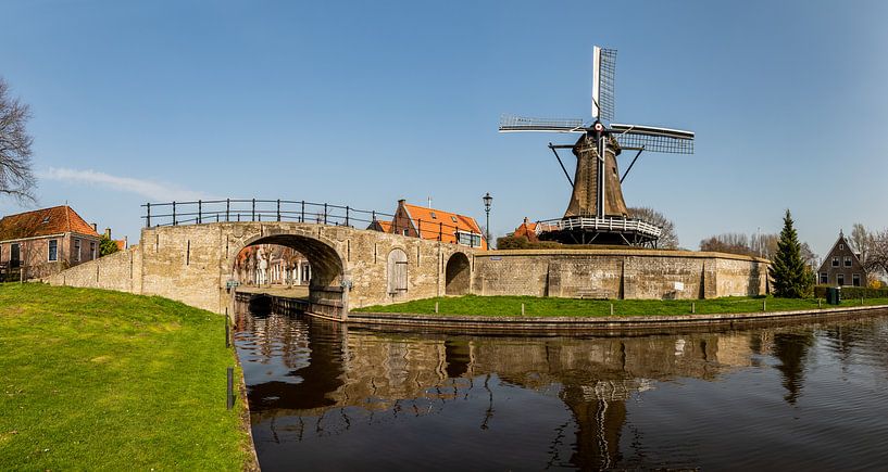 Moulin De Kaai à Sloten, en Frise par Adelheid Smitt