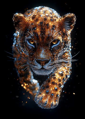 Félin de Diamant – Éclat de la Nature Sauvage