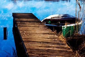 Bateau à rames au lac de Dietlhofer