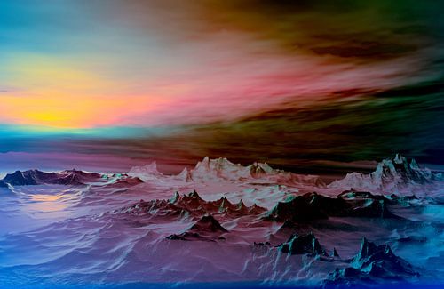 Sunset in the mountains 16