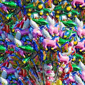 Colourful balloons by Leopold Brix