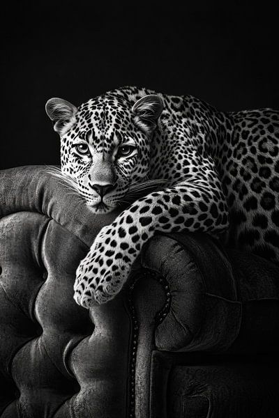 Eleganter Leopard von Poster Art Shop