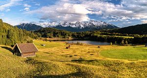 Herbst am Geroldsee in Bayern
