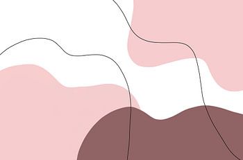 Abstracte organische vormen en lijnen