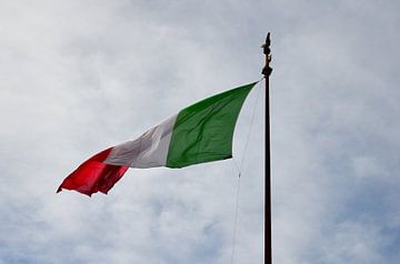 Drapeau italien sur Jaco Verheul