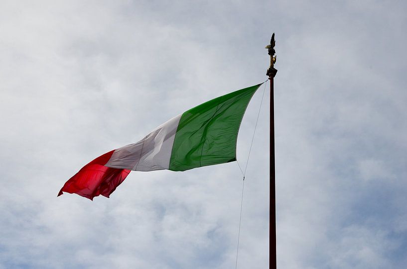 Italian flag van Jaco Verheul
