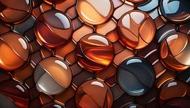 Glazen bol patronen en kleuren
