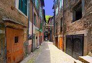 Street in Italy van Brian Morgan thumbnail