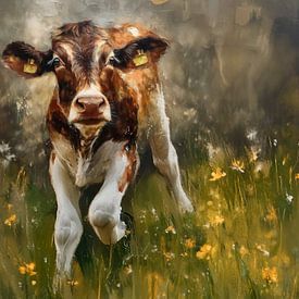 Veau de printemps sur Marjolein Deelen