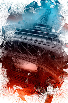 La Tour Eiffel à Paris en tant que Digital Arts