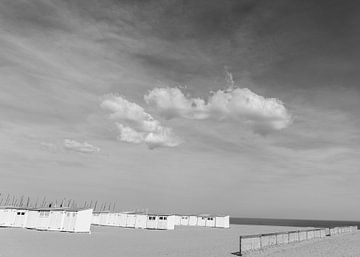 Cabines de plage à Knokke sur Pieter van der Zweep