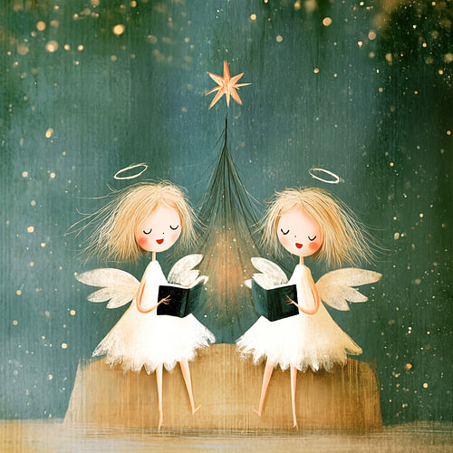 Little Christmas angels